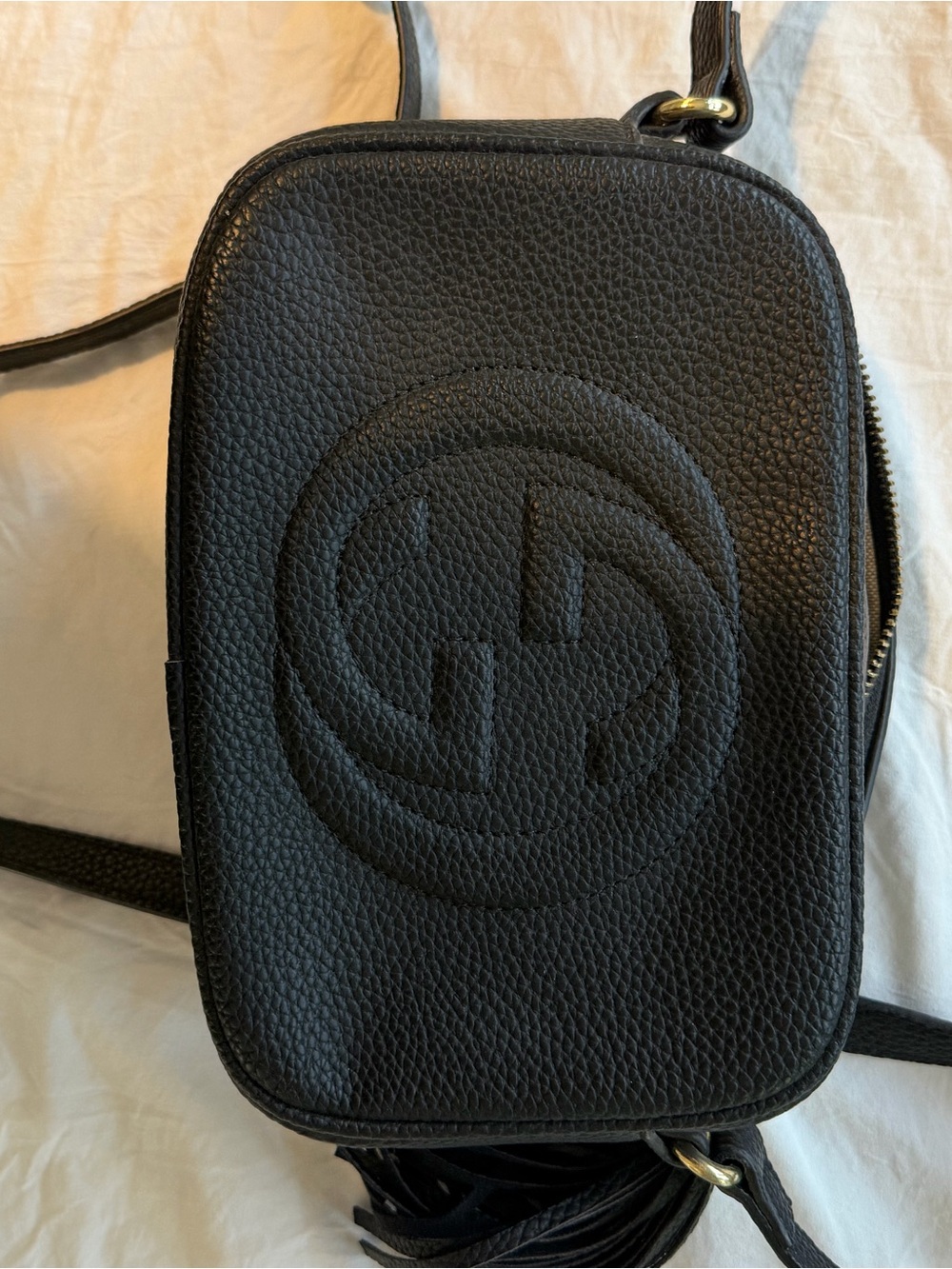 Black Pebbled Leather bag